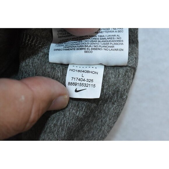 Nike Dri-Fit Element Men's Sweatshirt Size L 1/2 Zip Gray Long Sleeve -Flaws- - Picture 10 of 14